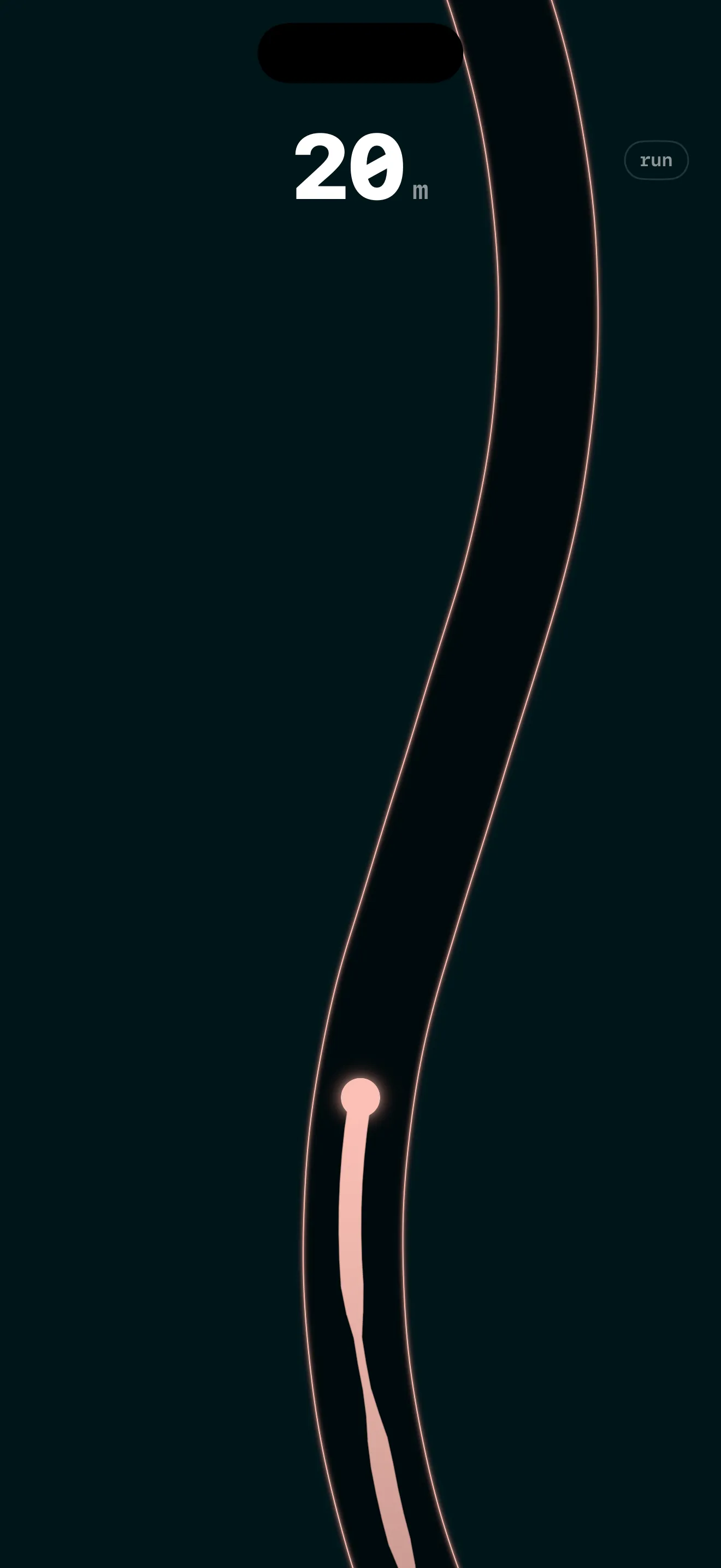 One input: hold to curl left, release to curl right — screenshot